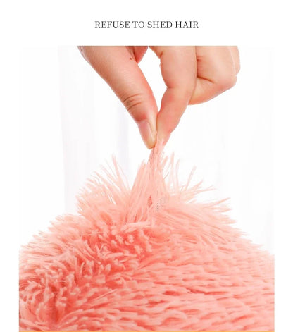 Super Cat Bed Warm Sleeping Cat Nest Soft Long Plush Best Pet Dog Bed for Dogs Basket Cushion Cat Bed Cat Mat Animals Sleeping