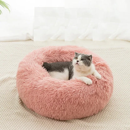 Super Cat Bed Warm Sleeping Cat Nest Soft Long Plush Best Pet Dog Bed for Dogs Basket Cushion Cat Bed Cat Mat Animals Sleeping